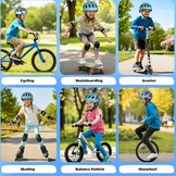 Kinderfietshelm Paars (55-58 cm) met Achterlicht - 32% Korting