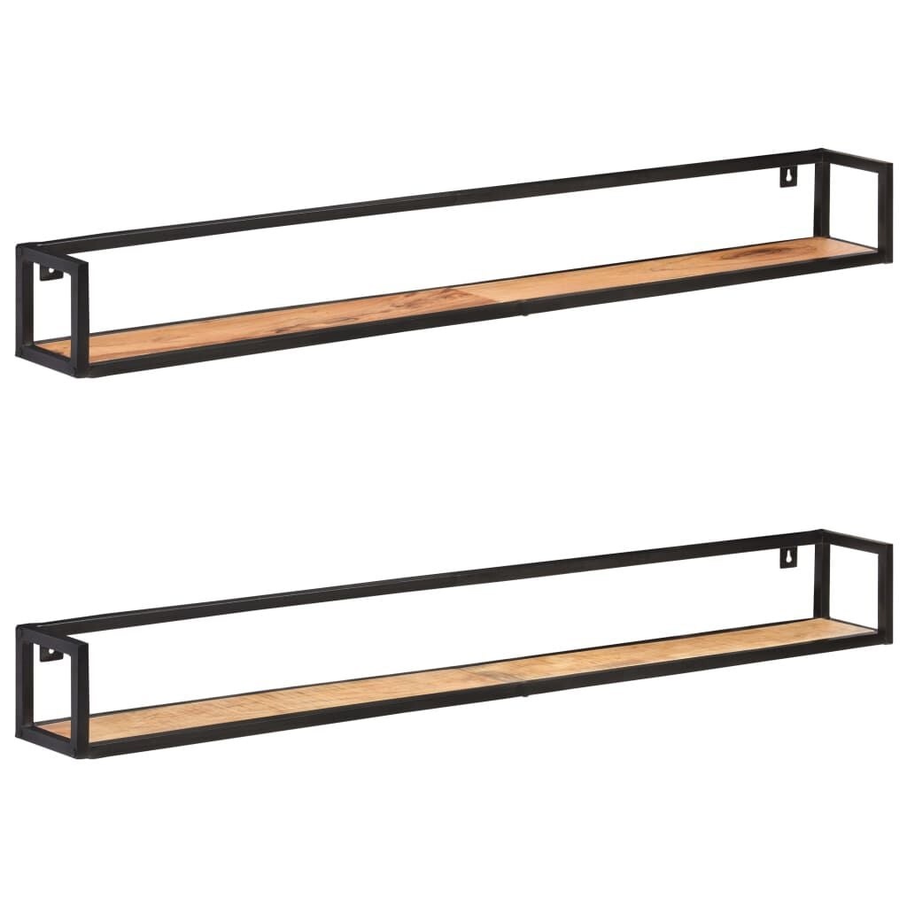 Houten Wandschappen Set 2x 160cm Massief Acaciahout - 59% Korting!