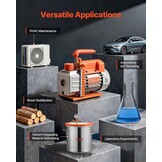 Krachtige Vacuümpomp voor HVAC & Koeling - 33% Korting