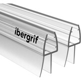 Glazen Douchestrip PVC Transparant 80 cm - 2 Stuks | 37% Korting