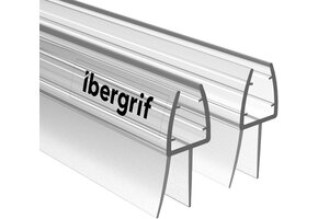 Glazen Douchestrip PVC Transparant 80 cm - 2 Stuks | 37% Korting