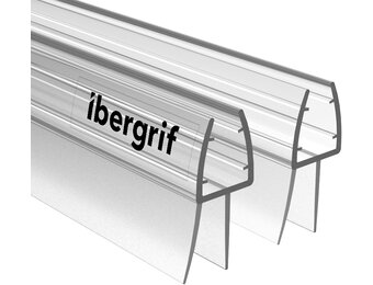 Glazen Douchestrip PVC Transparant 80 cm - 2 Stuks | 37% Korting