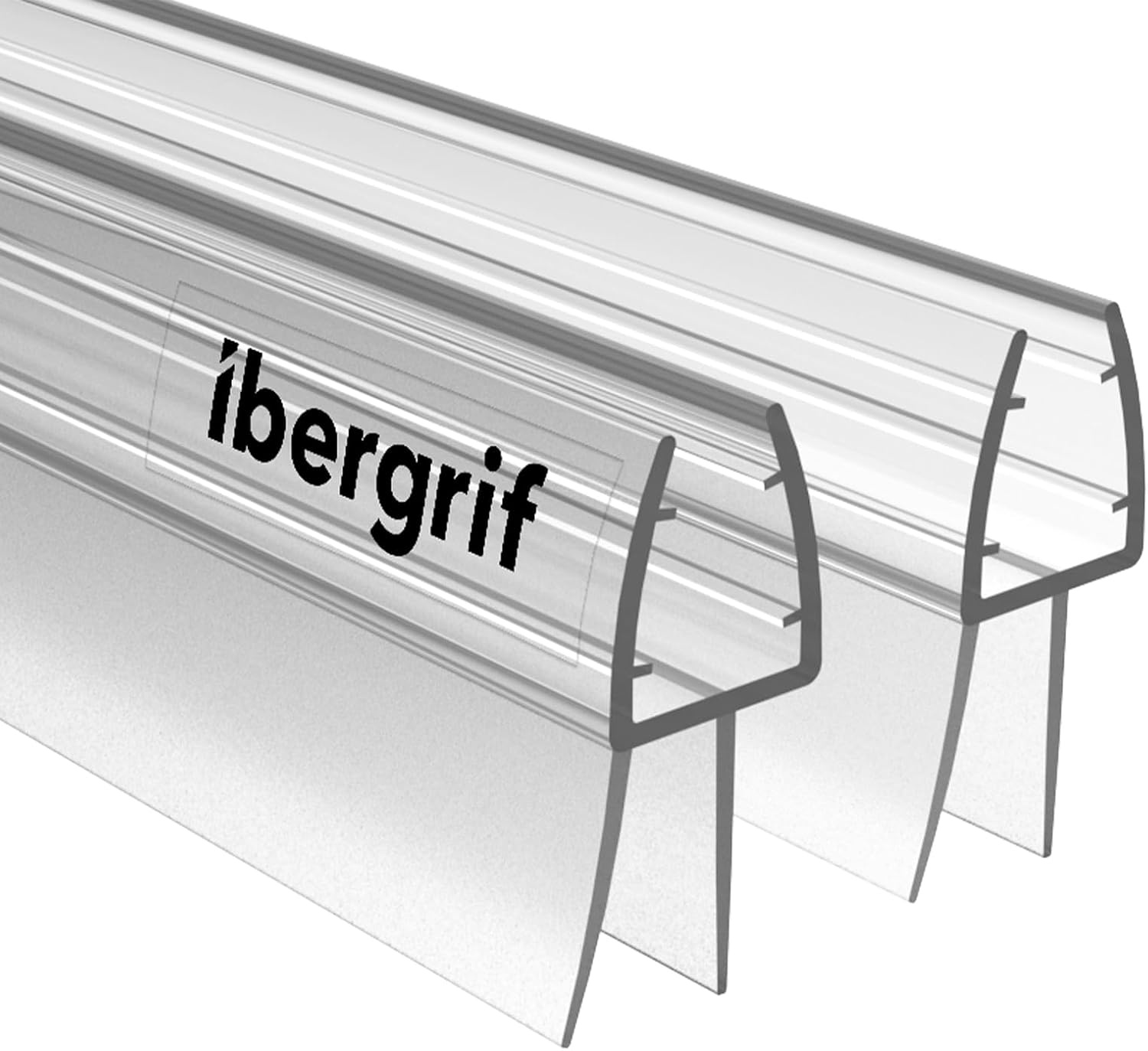 Glazen Douchestrip PVC Transparant 80 cm - 2 Stuks | 37% Korting
