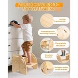 Houten Kinder Trapkruk met 2 Treden - 28% Korting!