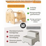 Houten Kinder Trapkruk met 2 Treden - 28% Korting!