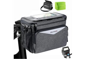 Stuurtas Fietstas Grijs Waterdicht 5.2L - 32% Korting