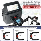 Stuurtas Fietstas Grijs Waterdicht 5.2L - 32% Korting
