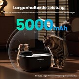 Draadloze Drinkfontein Hond Kat 3,8L Wit - 32% Korting