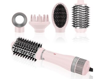 Heteluchtborstel 4-in-1 set - Drogen, Gladmaken, Volume & Stylen - 33% Korting