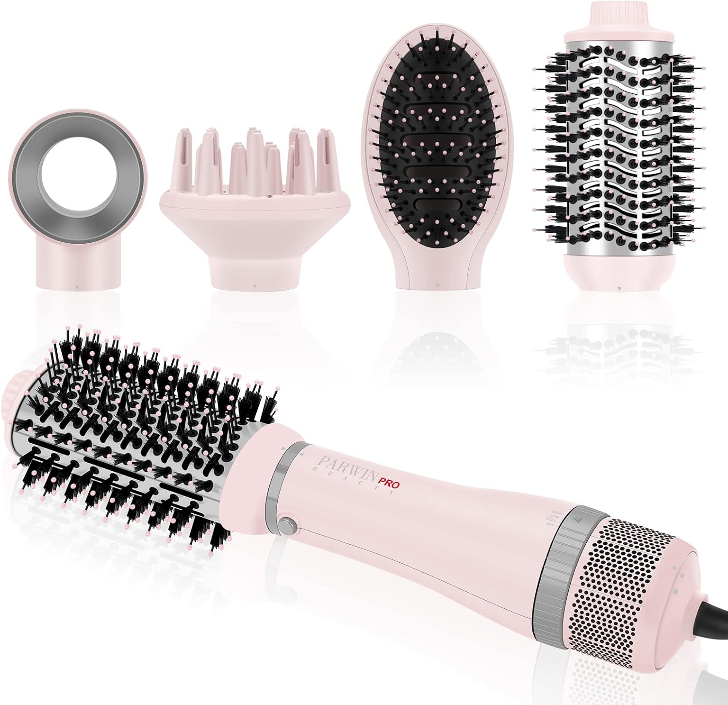 Heteluchtborstel 4-in-1 set - Drogen, Gladmaken, Volume & Stylen - 33% Korting