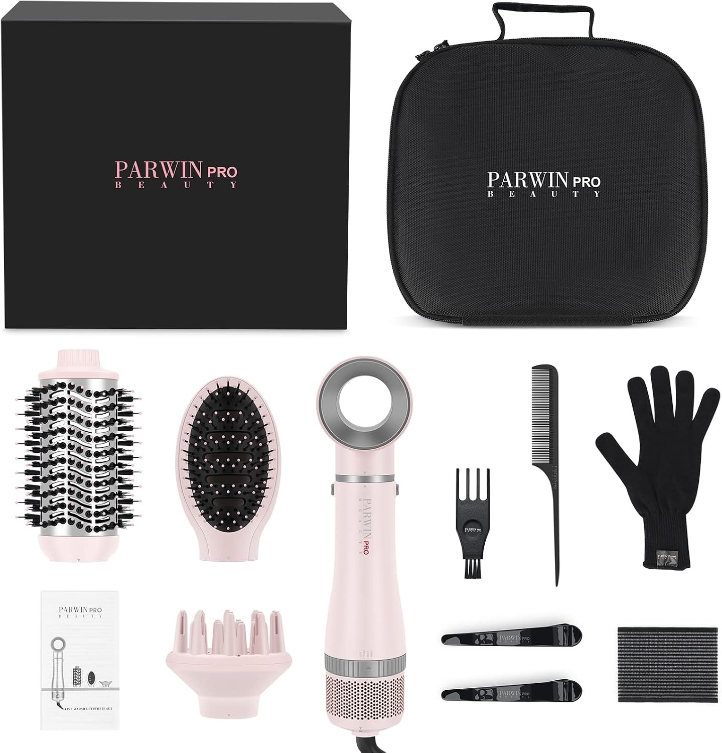 Heteluchtborstel 4-in-1 set - Drogen, Gladmaken, Volume & Stylen - 33% Korting