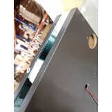 Badkamerkast met Spiegel & LED - 62x14x60 cm - Antraciet (54% Korting)