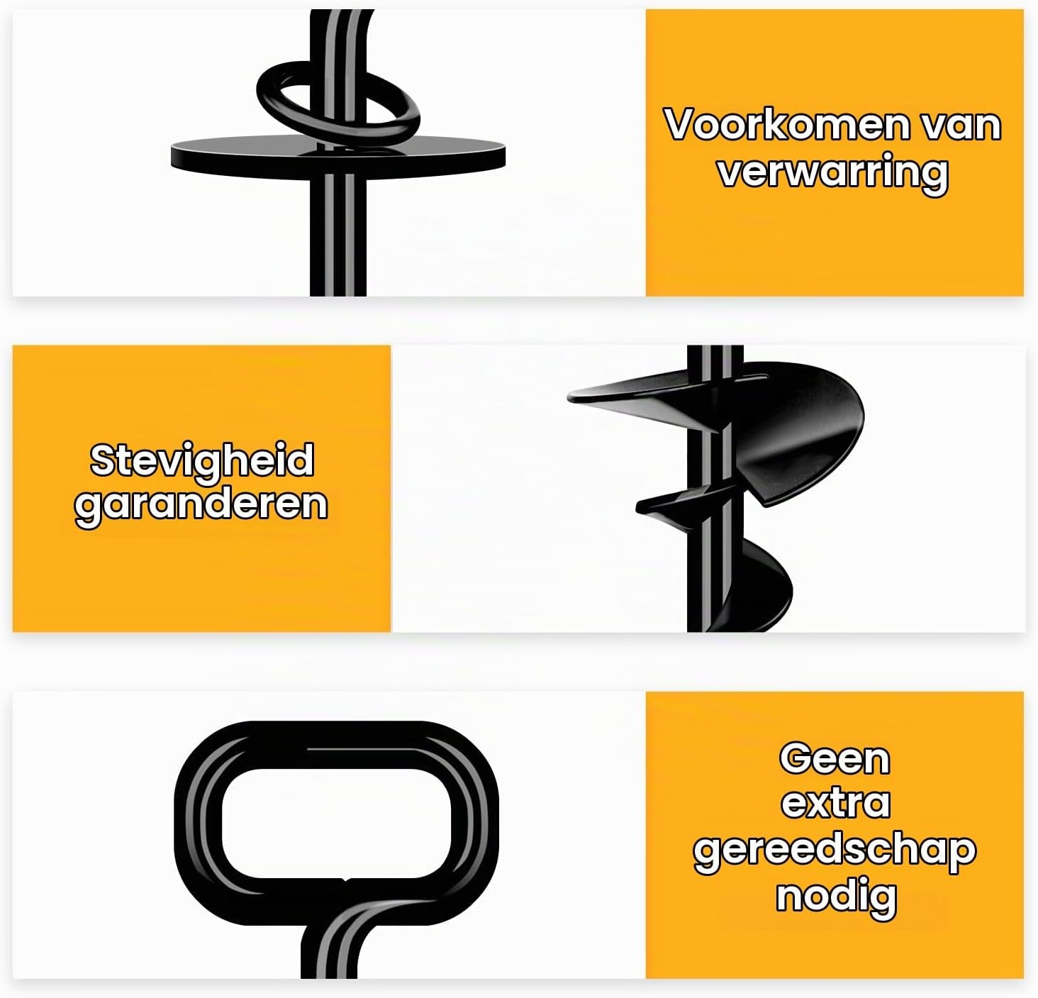 Honden grondanker spiraal - Extra stabiel (max 100kg) - 31% korting!