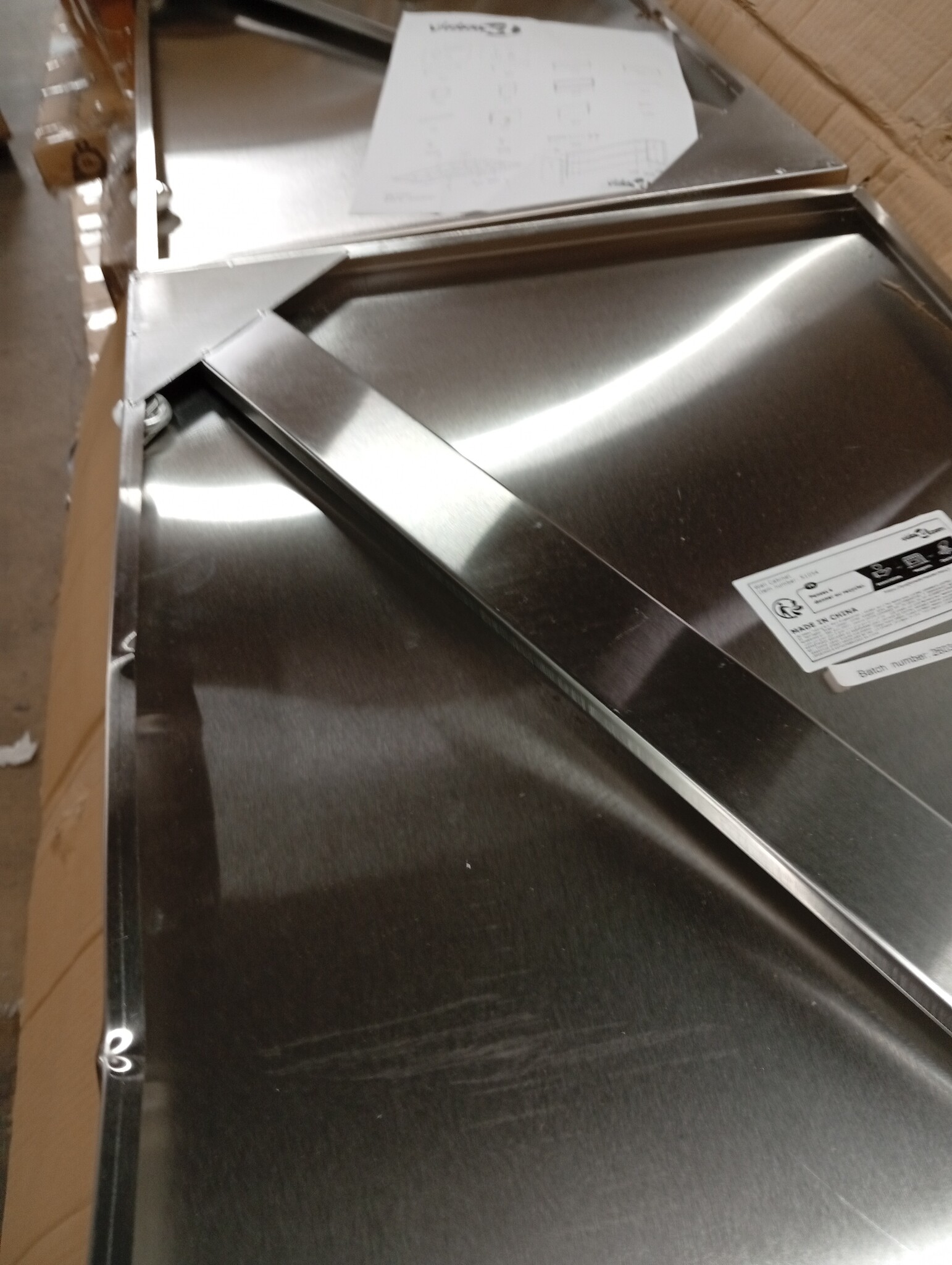 Keukenwandkast RVS met Schuifdeuren 150x40x50 cm - 60% Korting
