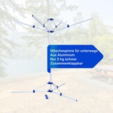 Lichtgewicht Aluminium Droogmolen voor Caravan/Camping - 33% Korting!