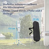 Lichtgewicht Aluminium Droogmolen voor Caravan/Camping - 33% Korting!