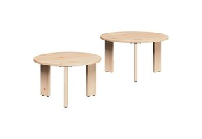 VidaXL Salontafel Massief Grenenhout Naturel - 40% Korting!