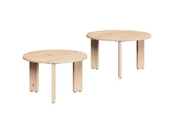 vidaXL Salontafel Grenenhout Naturel - 33% Korting