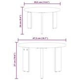 vidaXL Salontafel Grenenhout Naturel - 33% Korting