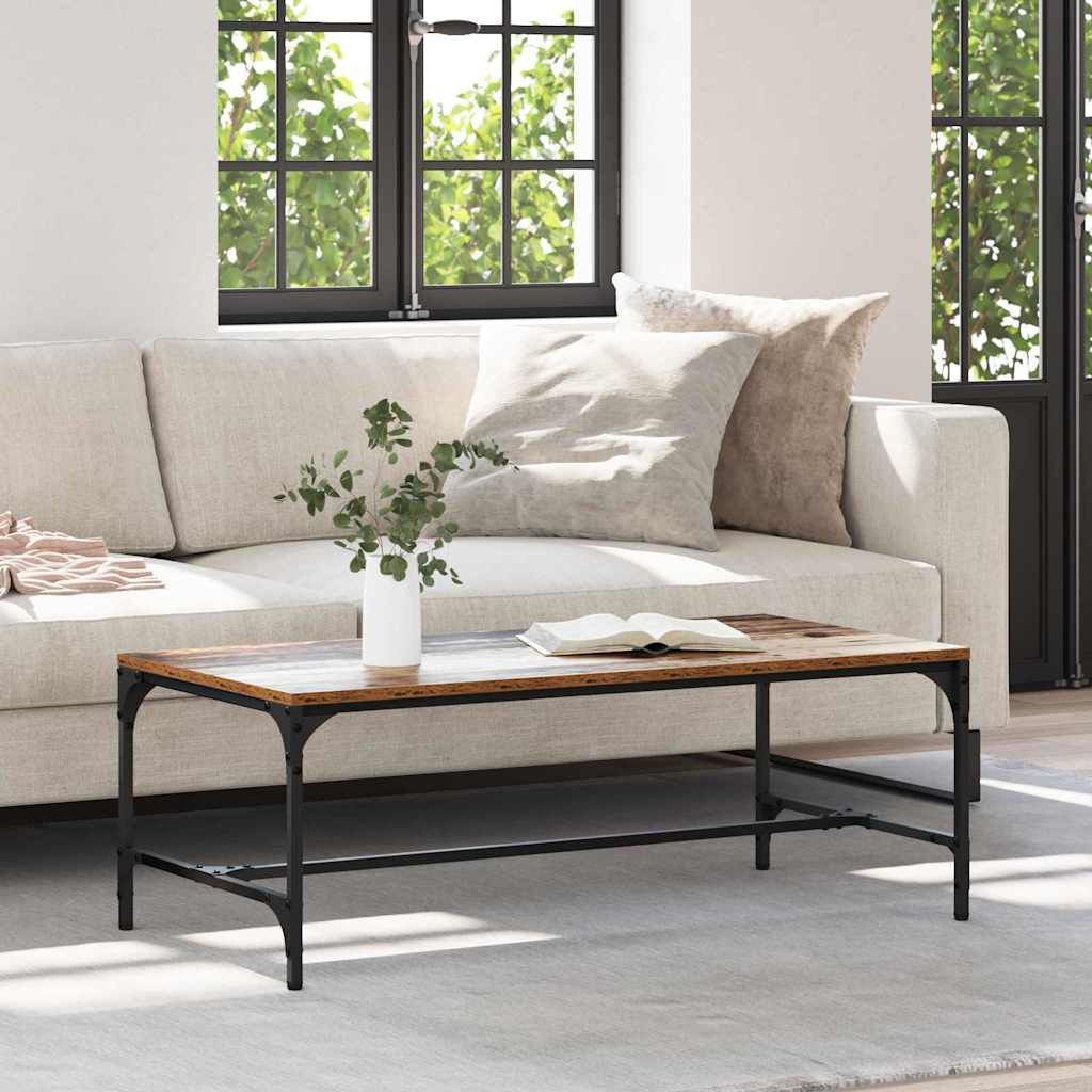 Salontafel Oud Hout - 100x50x35 cm - 57% Korting