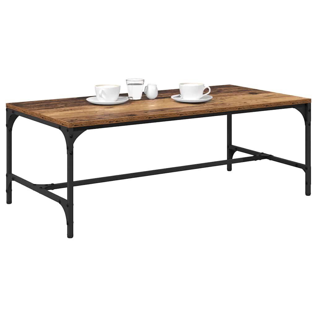 Salontafel Oud Hout - 100x50x35 cm - 57% Korting