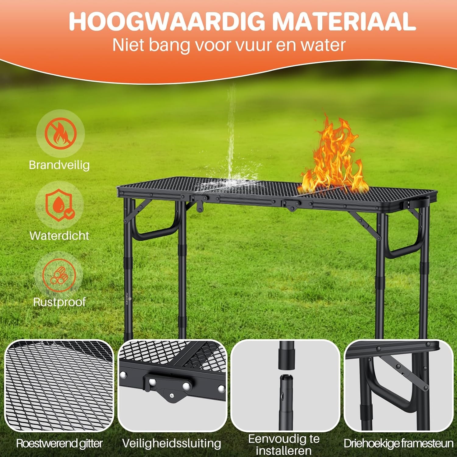 Draagbare Barbecuetafel van FUNYKICH, 33% Korting!