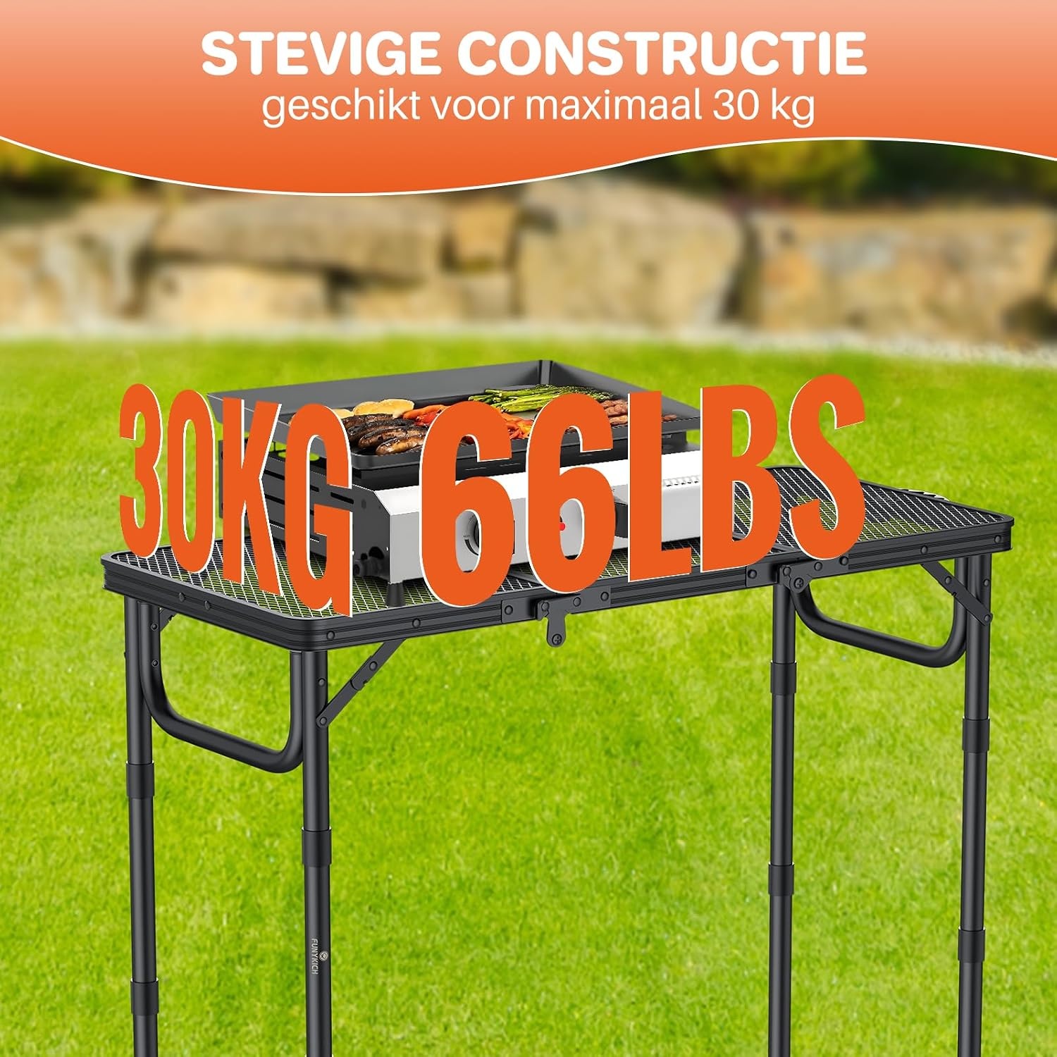 Draagbare Barbecuetafel van FUNYKICH, 33% Korting!