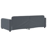 Donkergrijze Fluwelen Slaapbank 100x200 cm - 35% Korting!