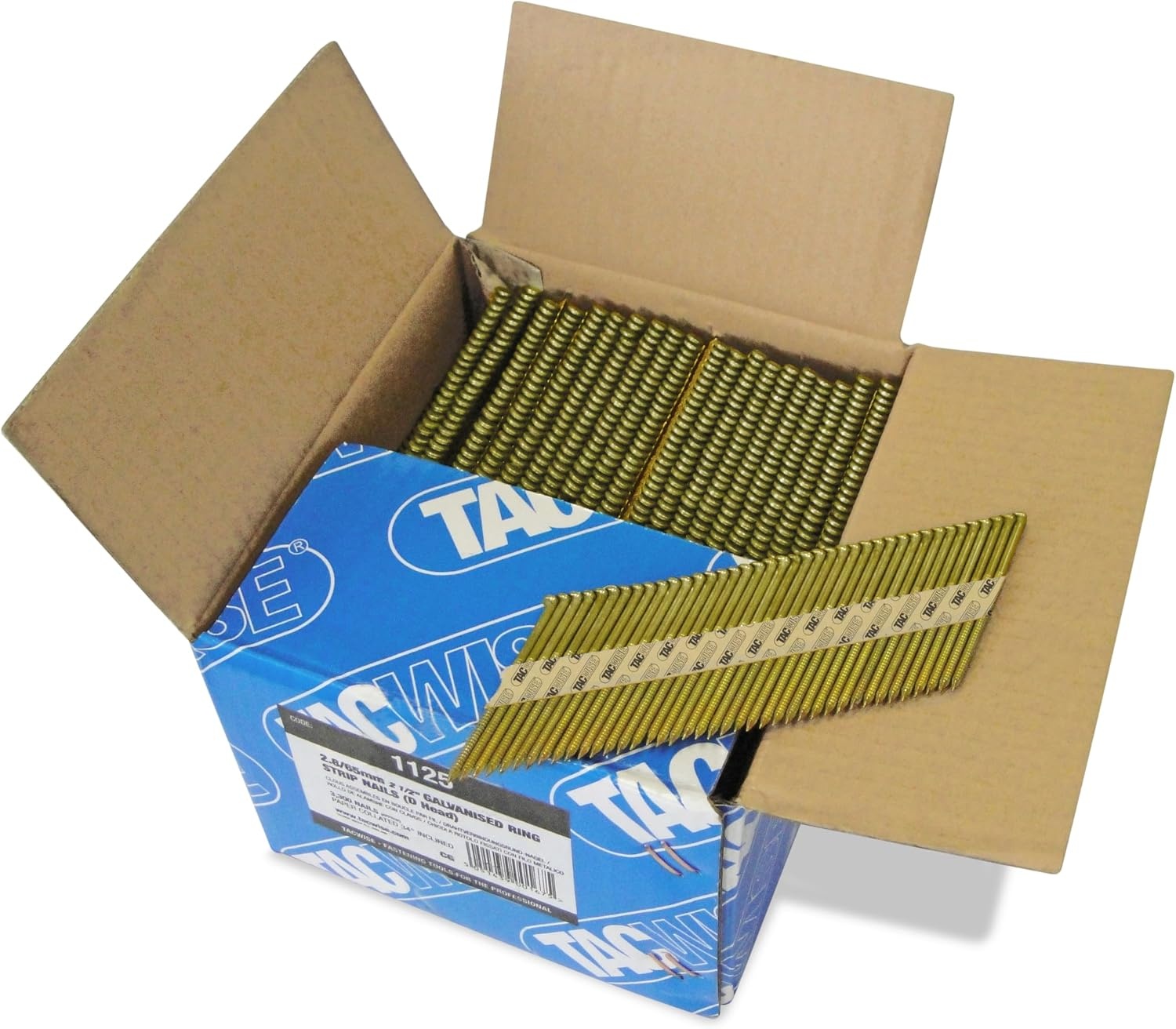 Tacwise Verzinkte Stripnagels 2,8x65mm (3300st) - 34°, 33% Korting