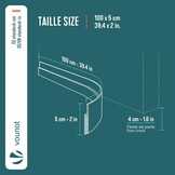 VOUNOT Bruine Deurstrip 100x5 cm - Bespaar Energie met 46% Korting!