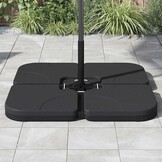 Draagbare Parasolvoet voor Zand/Water (60L) - 53% Korting