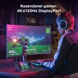 UGREEN Steam Deck Dock met 4K@120Hz DP, 10Gbps USB-datapoorten, Gigabit Ethernet, SD/TF-kaartlezer, PD 100W USB C Docking Station Compatibel met Steam Deck, ROG Ally, Legion Go, iPad Air/Pro etc.