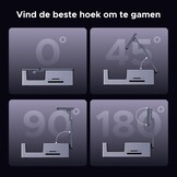 UGREEN Steam Deck Dock met 4K@120Hz DP, 10Gbps USB-datapoorten, Gigabit Ethernet, SD/TF-kaartlezer, PD 100W USB C Docking Station Compatibel met Steam Deck, ROG Ally, Legion Go, iPad Air/Pro etc.