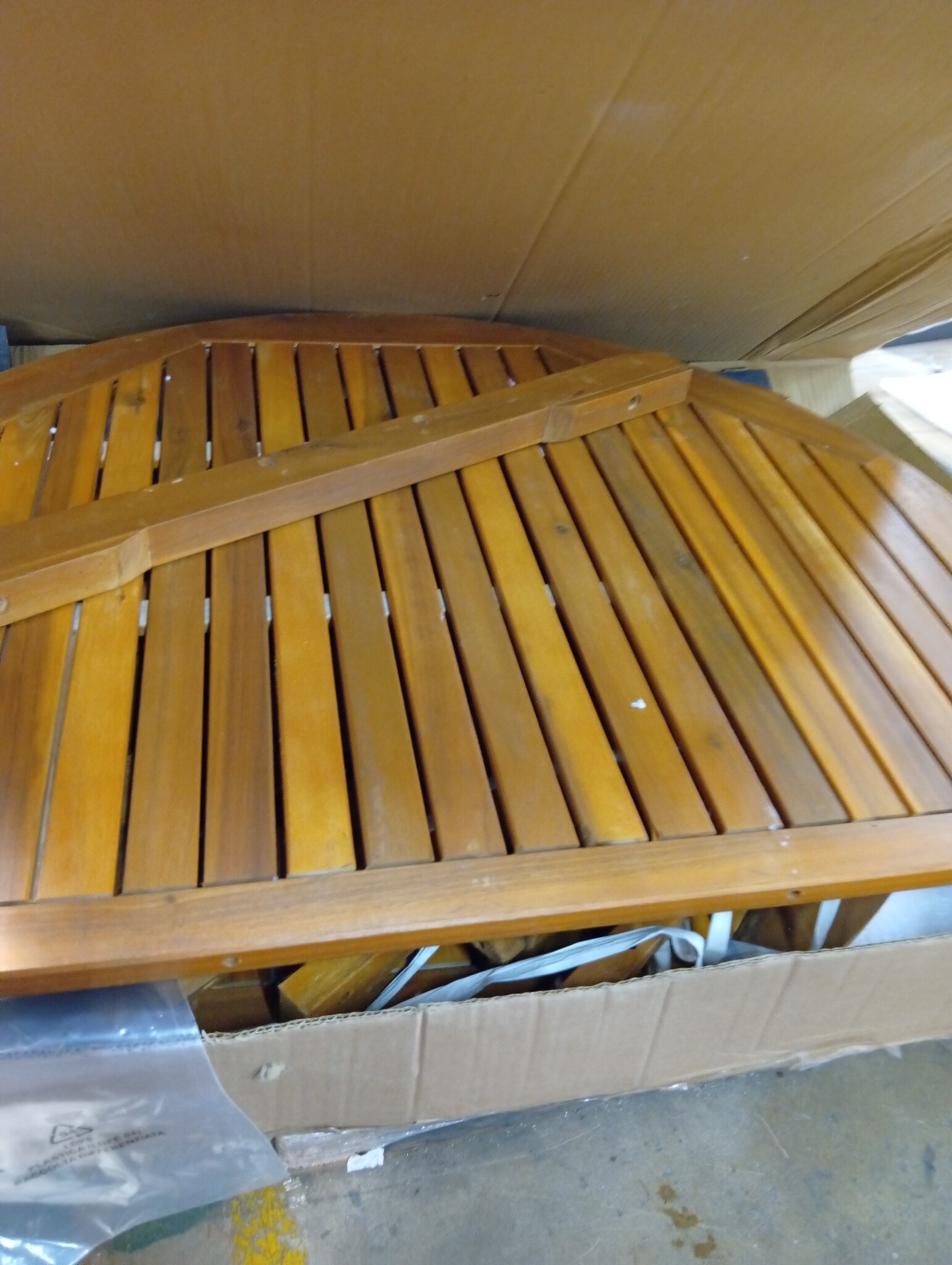 vidaXL Tuintafel 200x100x75 cm massief acaciahout