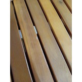 vidaXL Tuintafel 200x100x75 cm massief acaciahout