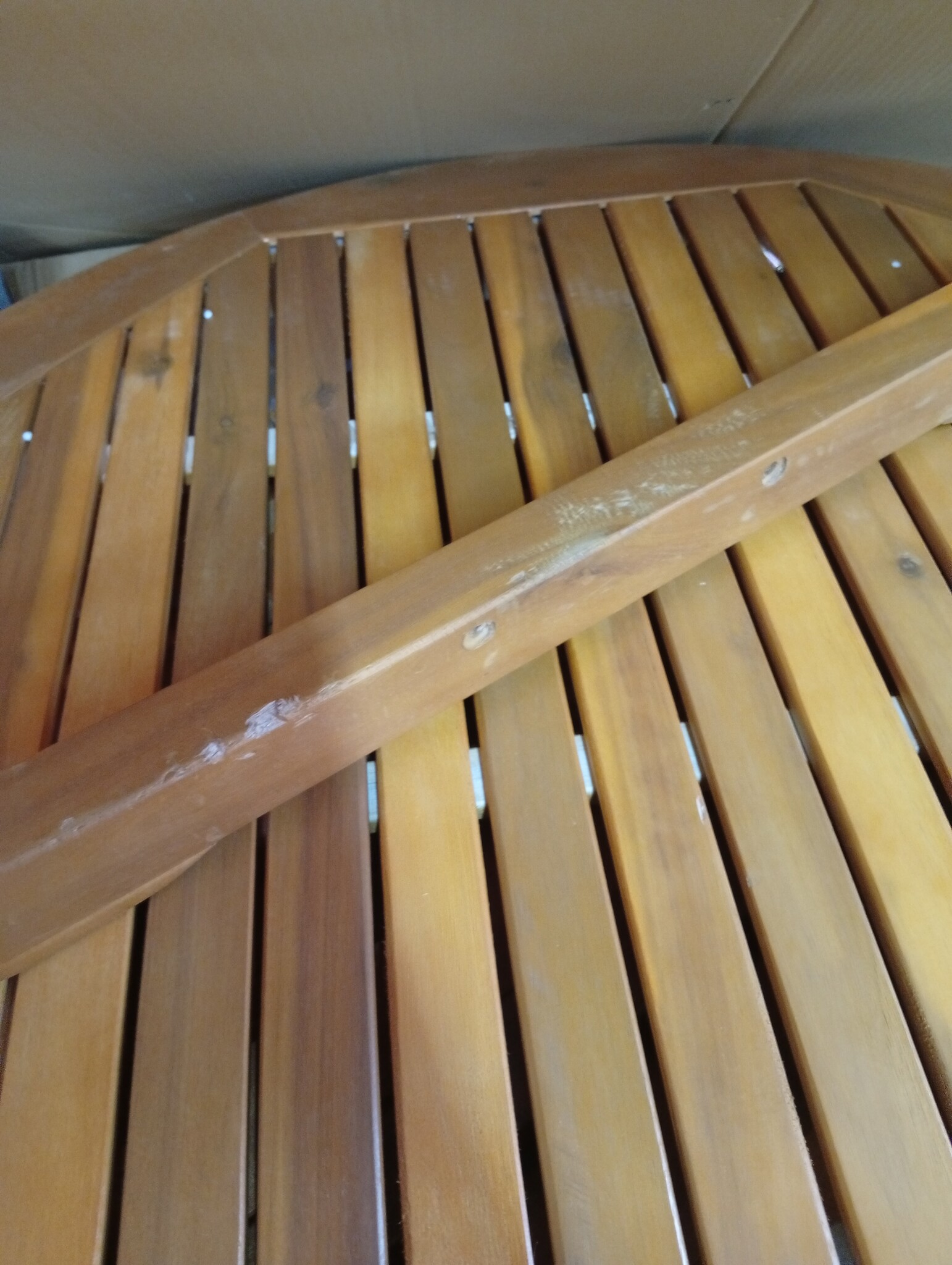 vidaXL Tuintafel 200x100x75 cm massief acaciahout