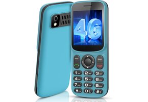 Senioren Toetsmobiel T185 Blauw Zwart 4G Dual-SIM - 33% Korting