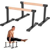 Parallettes, Calisthenics Handgrepen voor handstand, push-ups, houten push-ups, voor fitness, thuis en buiten, calestetische uitrusting