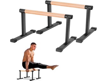 Parallettes, Calisthenics Handgrepen voor handstand, push-ups, houten push-ups, voor fitness, thuis en buiten, calestetische uitrusting