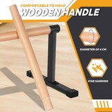 Parallettes, Calisthenics Handgrepen voor handstand, push-ups, houten push-ups, voor fitness, thuis en buiten, calestetische uitrusting