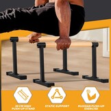 Parallettes, Calisthenics Handgrepen voor handstand, push-ups, houten push-ups, voor fitness, thuis en buiten, calestetische uitrusting