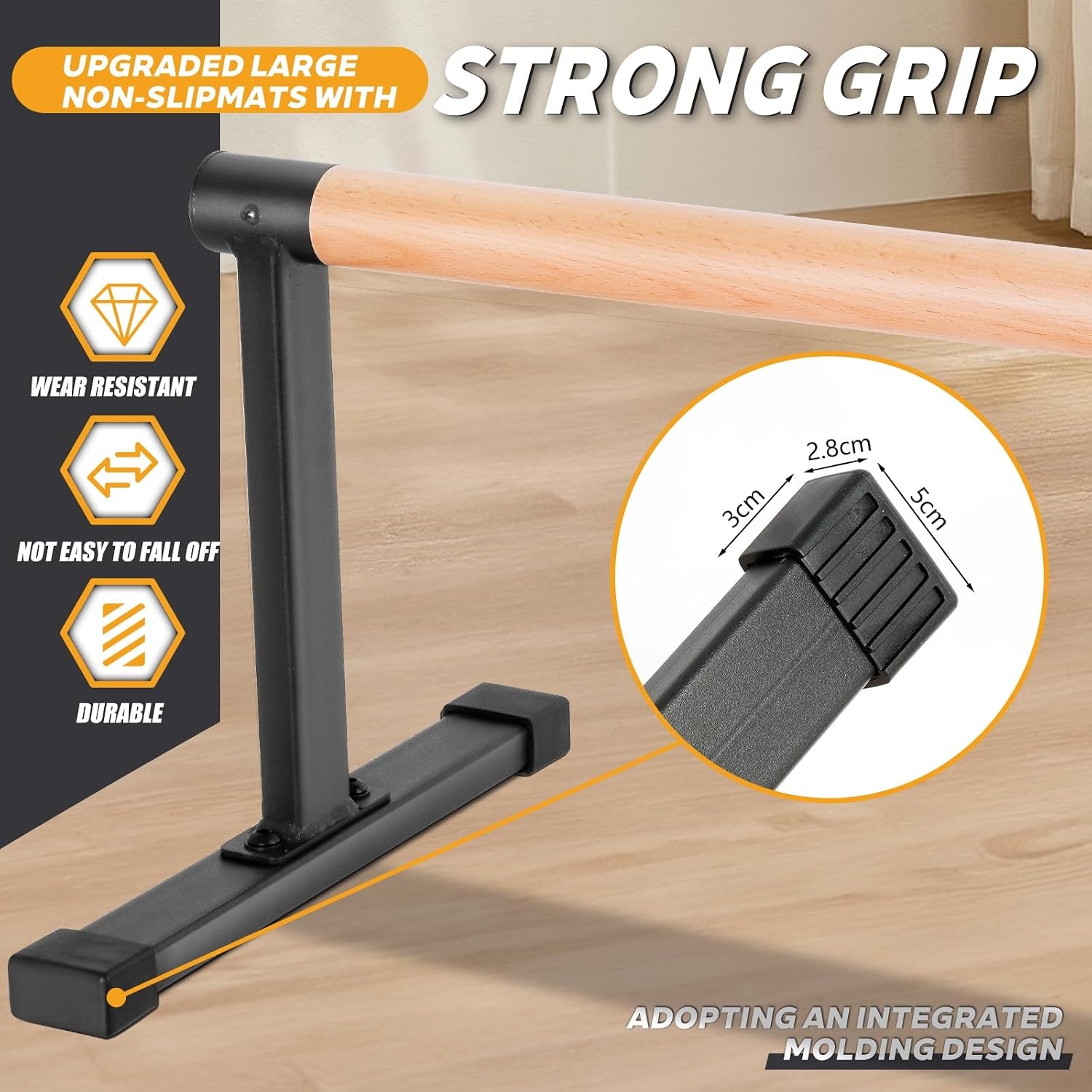 Parallettes, Calisthenics Handgrepen voor handstand, push-ups, houten push-ups, voor fitness, thuis en buiten, calestetische uitrusting