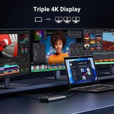 UGREEN Revodok Pro 308 USB-C Docking Station - 8-in-1 - 4K - Space Grijs