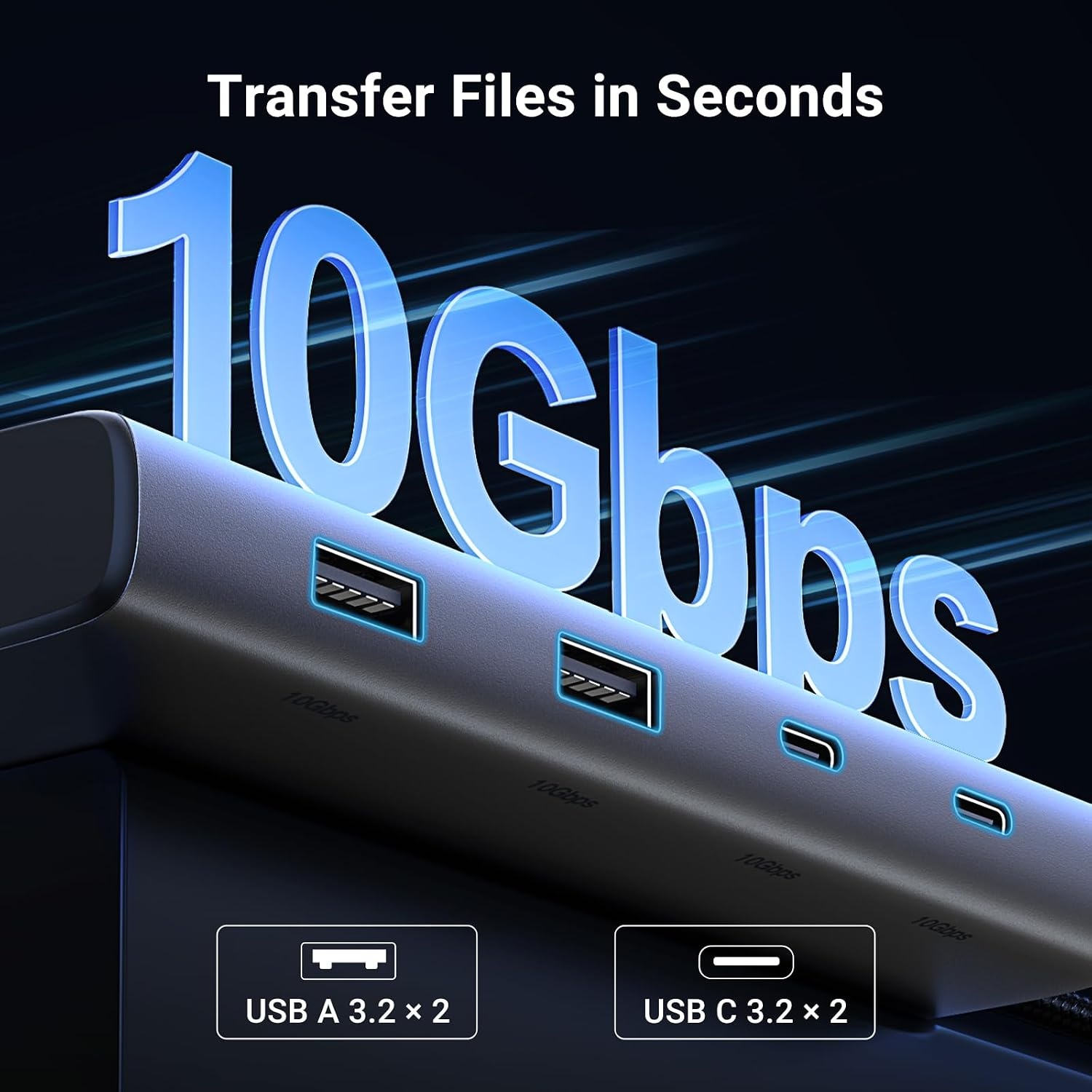 UGREEN Revodok Pro 308 USB-C Docking Station - 8-in-1 - 4K - Space Grijs