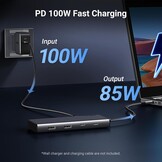 UGREEN Revodok Pro 308 USB-C Docking Station - 8-in-1 - 4K - Space Grijs