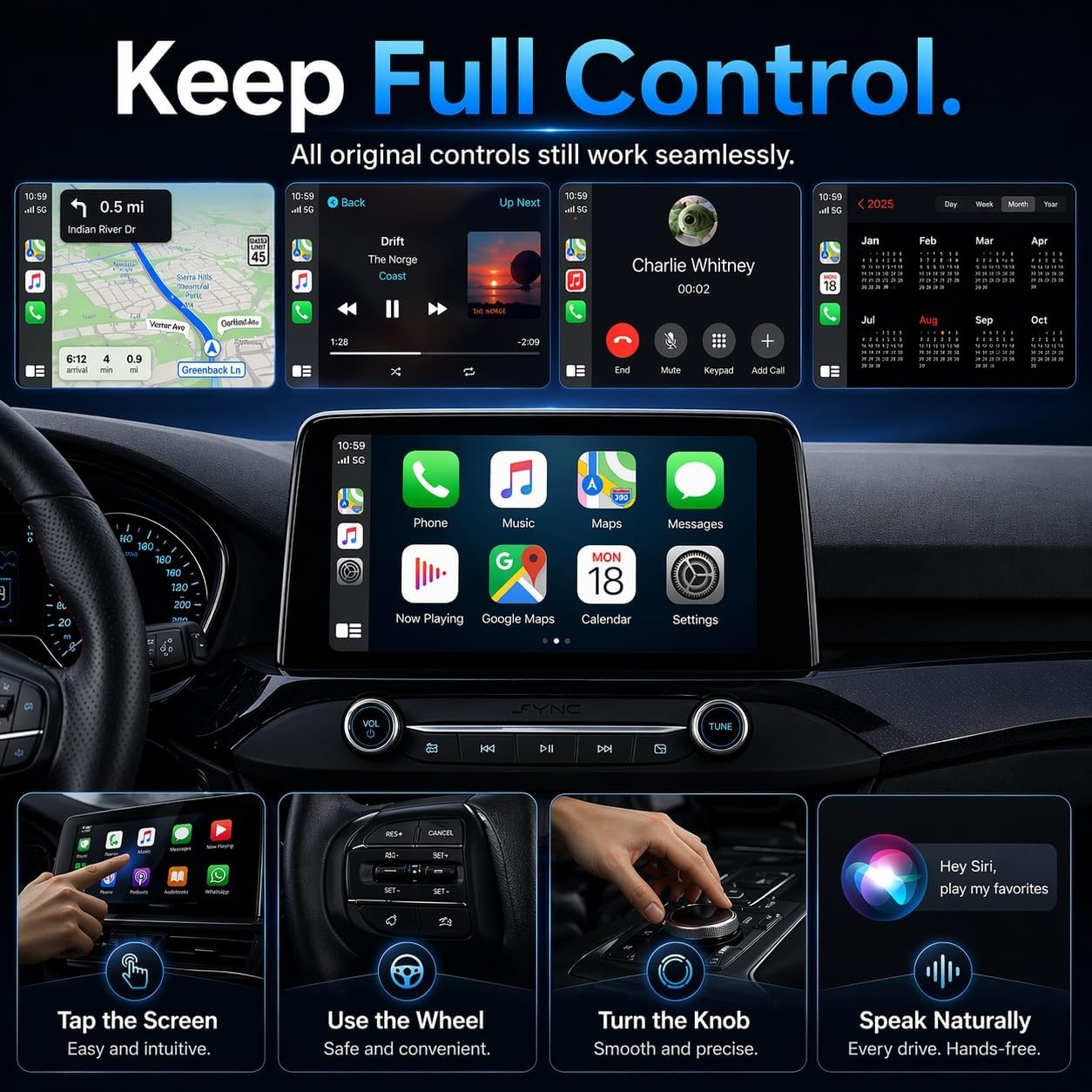 Draadloze CarPlay Adapte.(15 stuk)