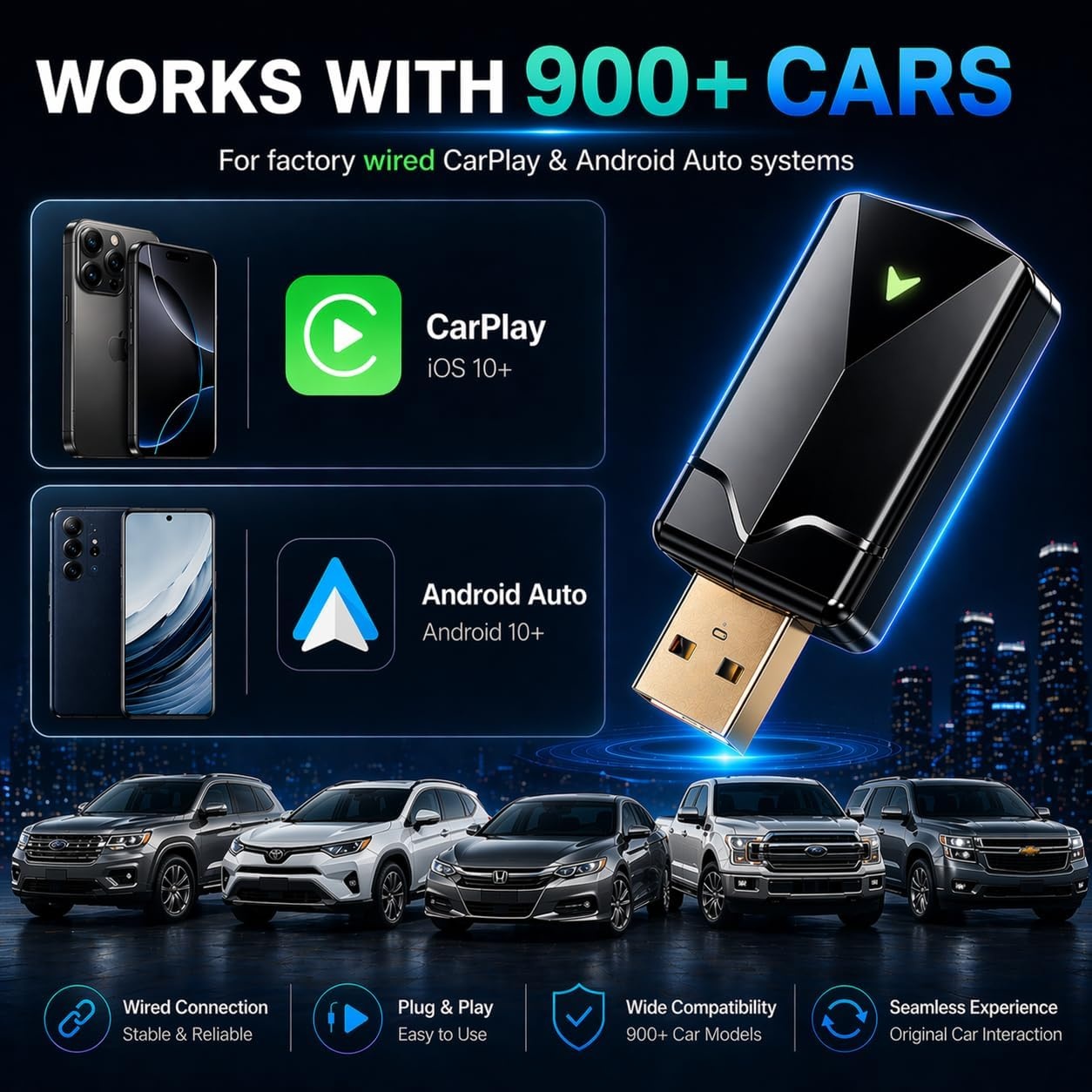 Draadloze CarPlay Adapte.(15 stuk)