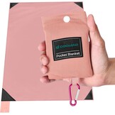 Odoland Picknickdeken Zakdeken 70 x 110 cm, Waterdicht, Hittebestendig, Zandbestendig, dun Grondblad, Lichte Opvouwbare Strandmat voor Outdoor, Kamperen, Reizen, Wandelen, Picknick, Pessimistisch