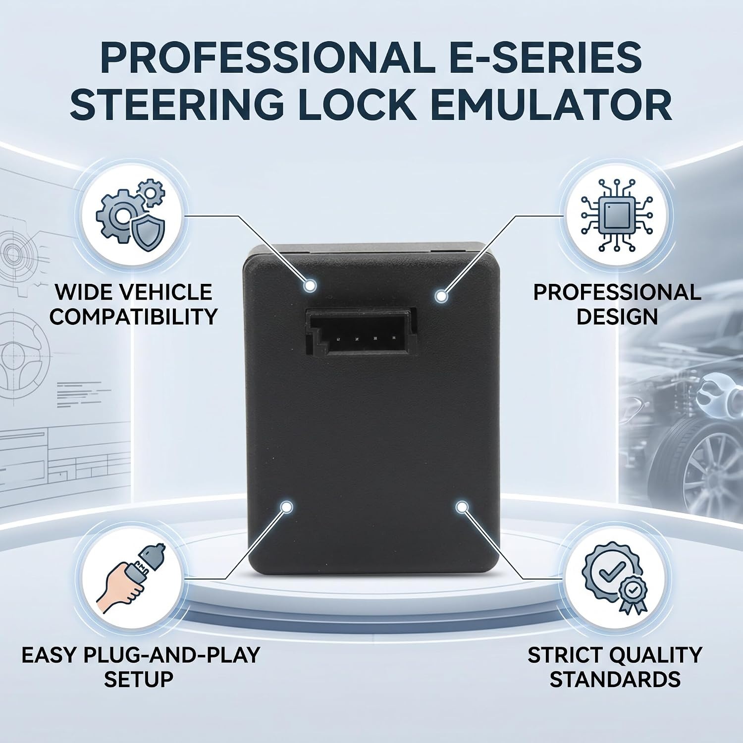 Aramox ELV-emulator 4-polig voor BMW E-serie stuurvergrendeling