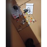 BRICH Elektrische naaimachine met overlock-functie, ideaal als kleine naaimachine voor beginners, voor kinderen en volwassenen, compact en draagbaar, met 42 accessoires, werkt op stroom en batterijen
